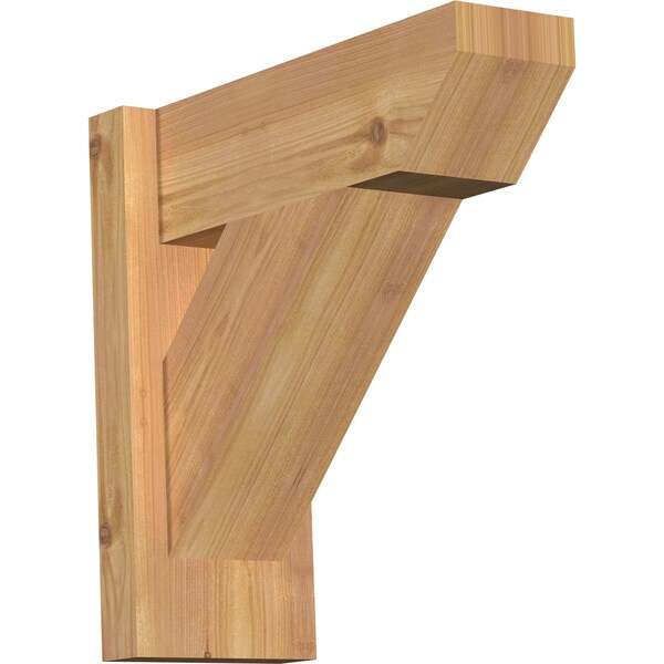 Ekena Millwork Traditional Slat Smooth Outlooker, Western Red Cedar, 5 1/2"W x 14"D x 14"H OUT06X14X14TRA06SWR - main